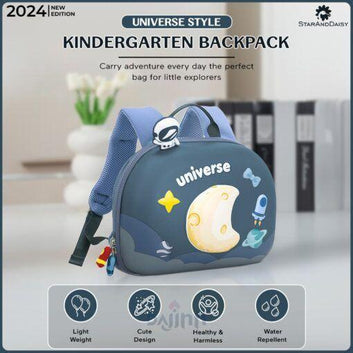 DaJinn Kindergarten Schoolbag for Boys & Girls, Moonwalk Children’s Outing Backpack for Kids – Universe Style