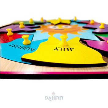 DaJinn Months Peg Board Puzzle -12*12 inch