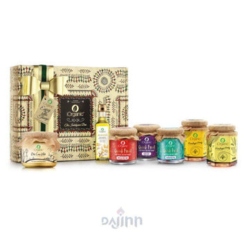 Nayaab, Luxury Gift Box | 7 Assorted Snacks, Almond Oil
